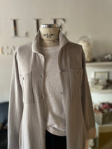 Lange Strickjacke