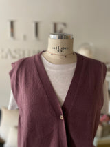 Gilet en cachemire londonien