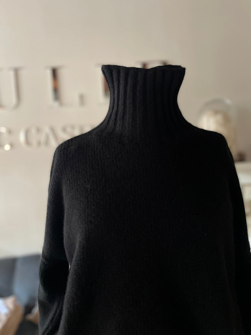 Maglia collo alto cashmere
