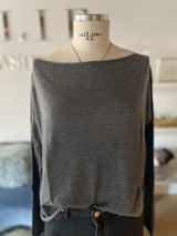 Boxy shirt in Light Cashmere