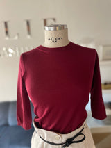 Light cashmere short sleeve shirt