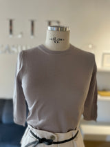 Light cashmere short sleeve shirt