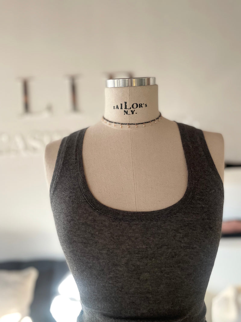 Débardeur de gaze en coton