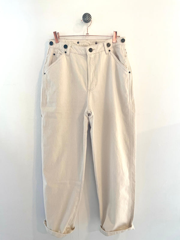 Pantalone in tela jeans garzato