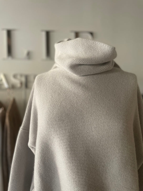 Maglia collo alto cashmere